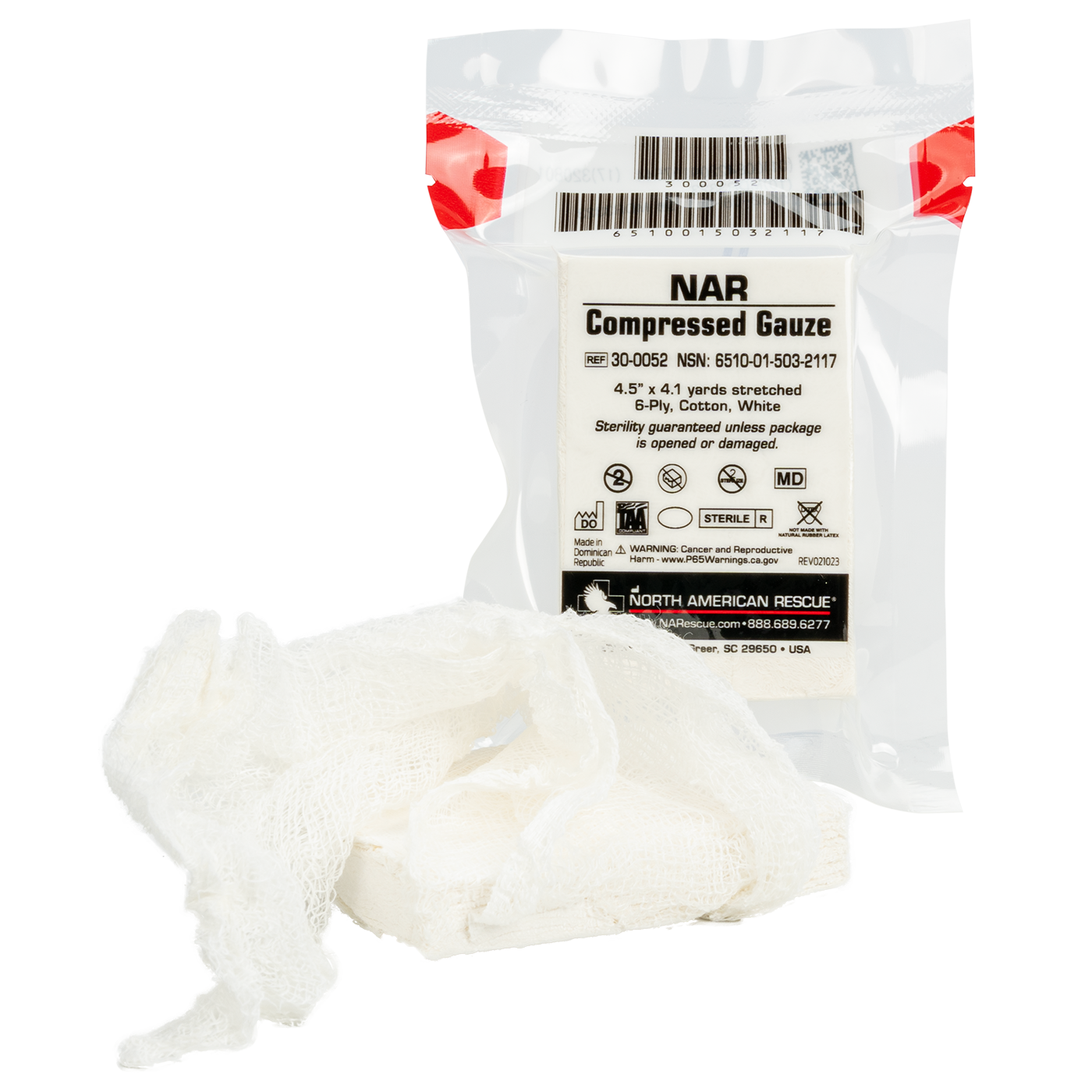 NAR® Compressed Gauze